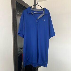 Under Armour Men's Blue Polo Shirt Size 3XLT